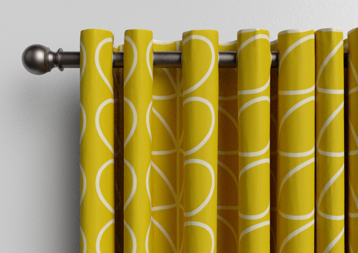 Orla Kiely Jumbo Linear Stem, Sunflower - Made to Measure Curtains - Image 12
